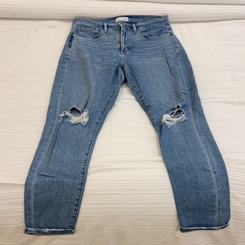 LOFT Classic Blue Denim Jeans